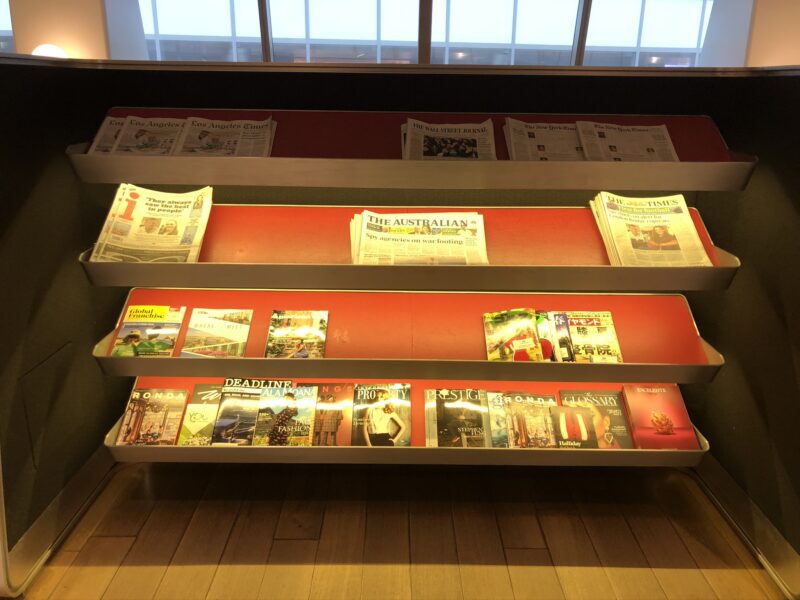 Qantas-first-class-lounge-LAX-literature-rack-1-800x600